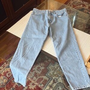 Zara Blue Relaxed Jeans Classic Style